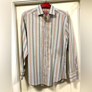 Robert Graham Designer long sleeve shirt . Size Large . Never worn.